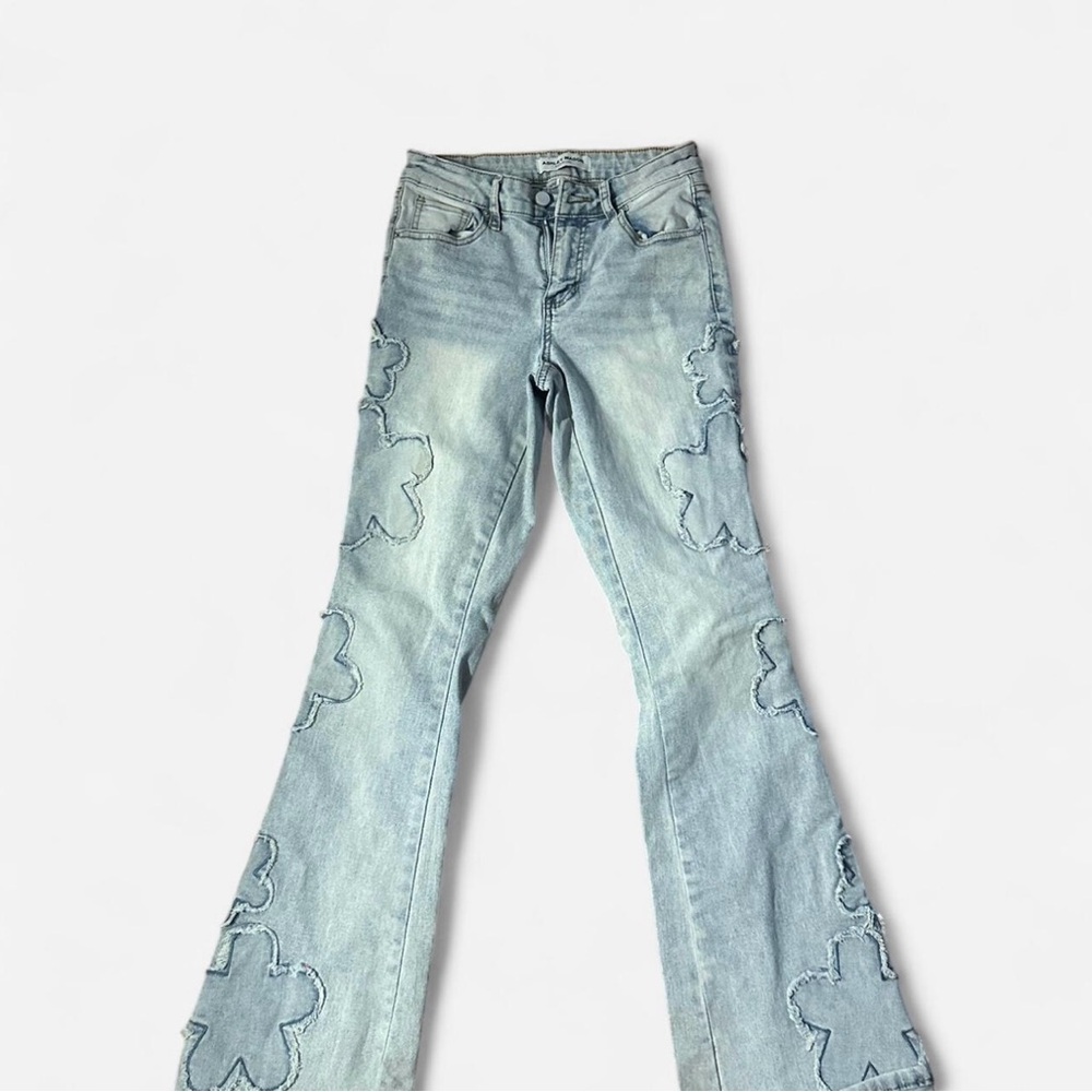 Ashley Mason Light Blue Flare Jeans